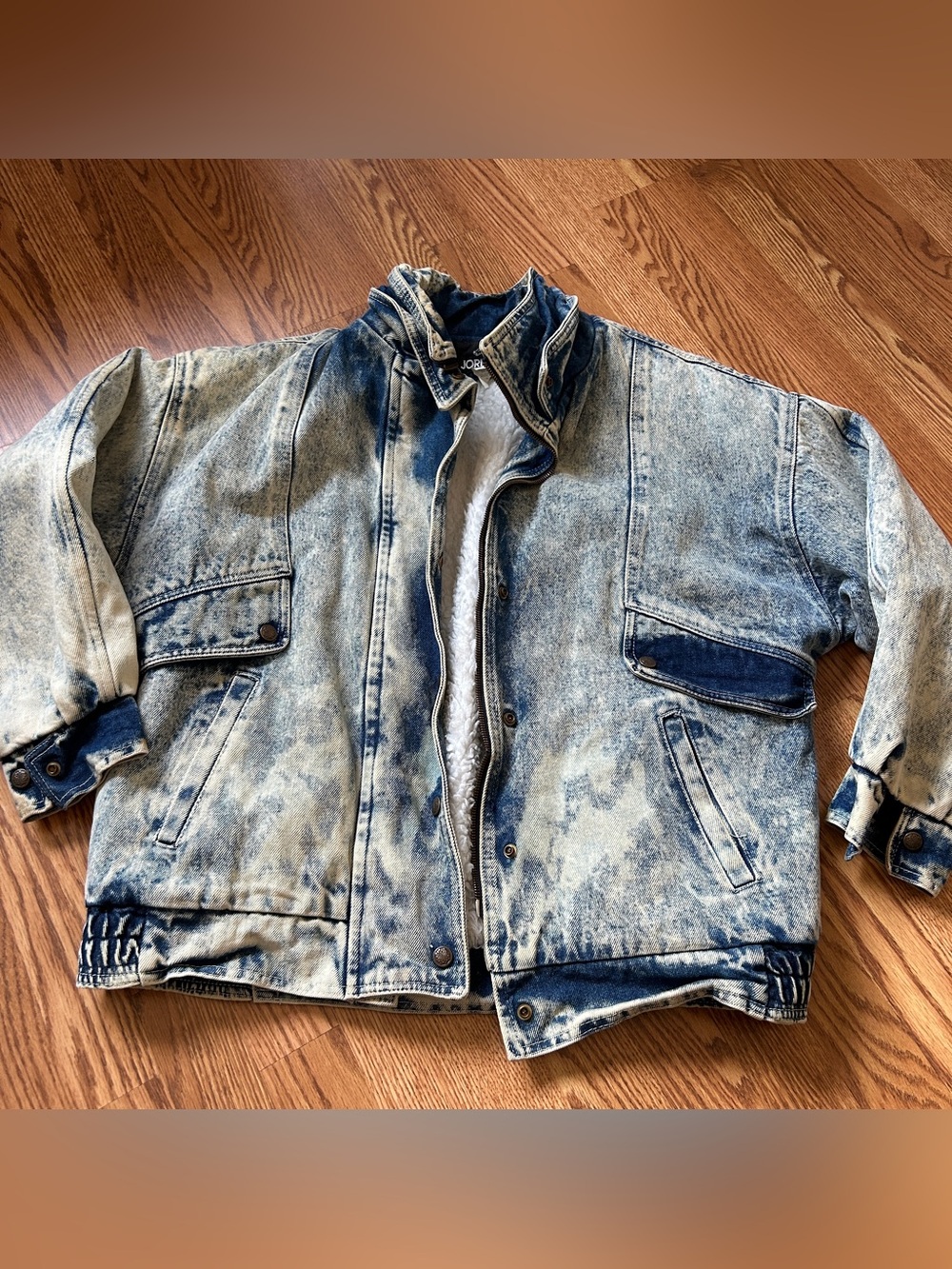 Vintage jordache acid wash jacket